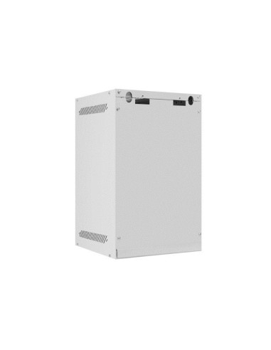 Lanberg Szafa Wisząca Rack 10" 9U 280X310 Szara, Drzwi Metalowe (Flat Pack) Wf10-2309-00S