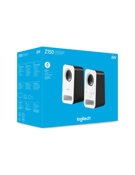 Logitech Z150 Multimedia Speakers, Głośniki Biały