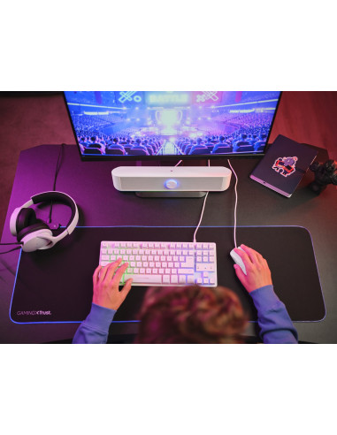 Soundbar Trust Gxt619W Thorne Rgb Biały