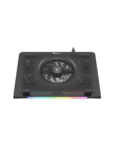 Podstawka Chłodząca Pod Laptopa Genesis Oxid 450 Rgb 15.6" Z Wentylatorem, Podświetlenie, 2 Usb
