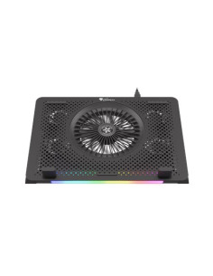 Podstawka Chłodząca Pod Laptopa Genesis Oxid 450 Rgb 15.6" Z Wentylatorem, Podświetlenie, 2 Usb 2