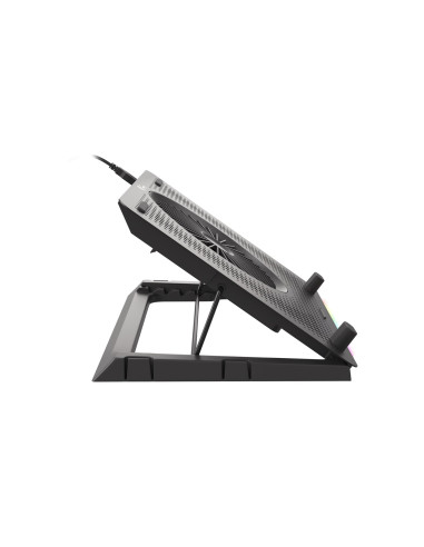 Podstawka Chłodząca Pod Laptopa Genesis Oxid 450 Rgb 15.6" Z Wentylatorem, Podświetlenie, 2 Usb