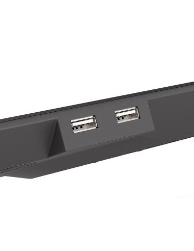 Podstawka Chłodząca Pod Laptopa Genesis Oxid 450 Rgb 15.6" Z Wentylatorem, Podświetlenie, 2 Usb