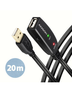Axagon Adr-220 Aktywny Przedłużacz Usb 2.0 Usb-A Męski/Żeński - 20M