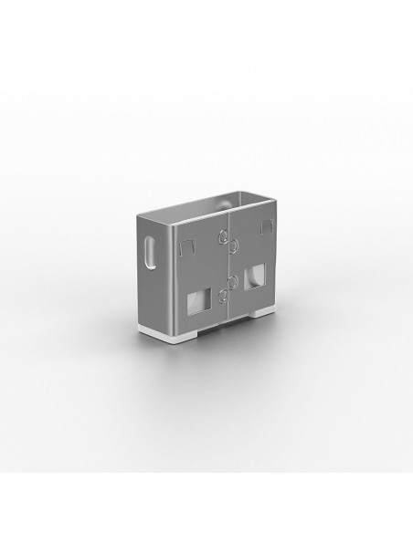 Lindy 40464 Bloker Portów Blokada Portu Usb Typu-A Biały Kopolimer Akrylonitrylo-Butadieno-Styrenowy (Abs) 10 Szt.