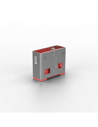 Lindy 40460 Bloker Portów Blokada Portu Usb Typu-A Różowy Kopolimer Akrylonitrylo-Butadieno-Styrenowy (Abs) 10 Szt.