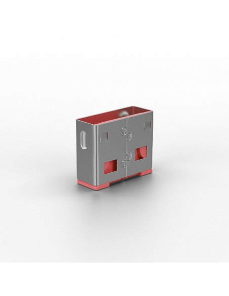 Lindy 40460 Bloker Portów Blokada Portu Usb Typu-A Różowy Kopolimer Akrylonitrylo-Butadieno-Styrenowy (Abs) 10 Szt.