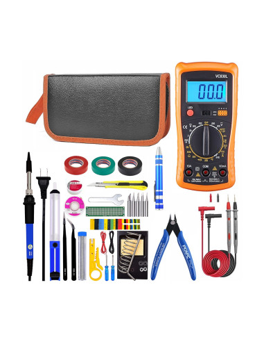Zestaw Lutowniczy Duży Etui E6180