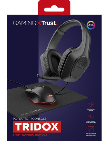 Zestaw Gamingowy Trust Gxt 790 3-In-1 Black