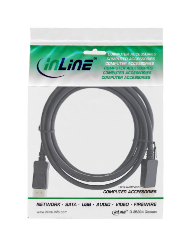 Inline 17203P Kabel Displayport 3 M Czarny