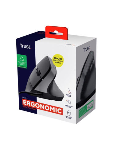 Mysz Trust Bayo Ii Ergonomic Mouse Blk (25144)