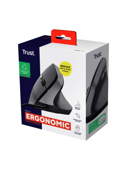 Mysz Trust Bayo Ii Ergonomic Mouse Blk (25144)