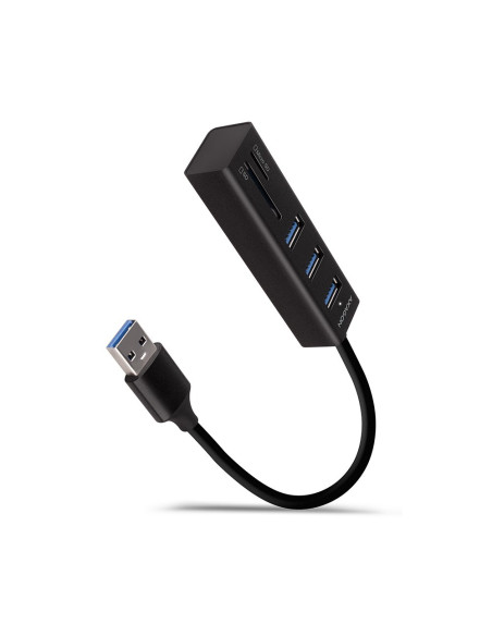 Axagon Hma-Cr3A Koncentrator Wieloportowy, Usb 3.0 Type-A, 3X Usb-A, Sd, Microsd