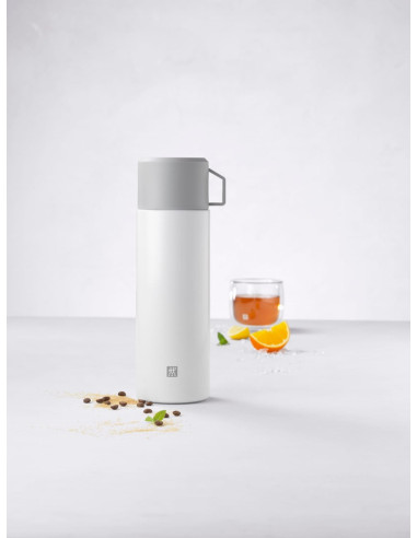 Termos Z Kubkiem Zwilling Thermo 1 Ltr Biały