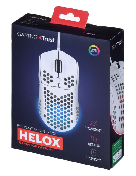 Mysz Gamingowa Trust Gxt928W Helox Biała (25389)