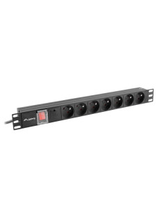 Listwa Zasilająca Lanberg Pdu-07E-0200-Bk (16 A  2M  Kolor Czarny)