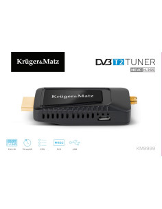 Kruger & Matz Dekoder Dvb-T2H.265 Hevc Mini Km9999 2