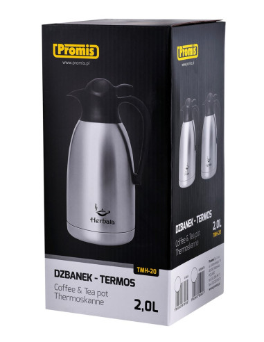 Promis Dzbanek Stalowy 2,0 L, Nadruk Herbata Tmh20
