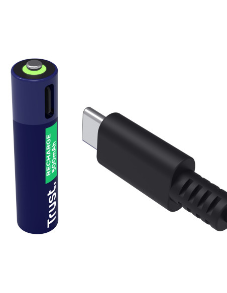 Baterie Aaa Trust Usb-C Rechargeable Batteries 2P