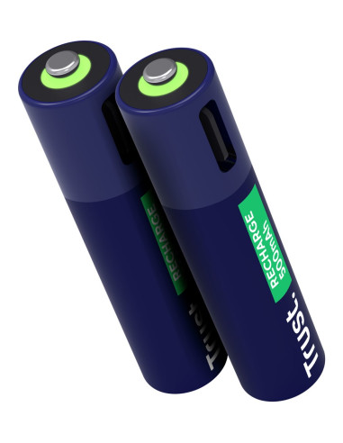 Baterie Aaa Trust Usb-C Rechargeable Batteries 2P