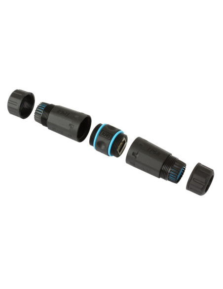 Techly Adapter Łącznik Rj45 F/F Cat6 F/Utp Zewnętr
