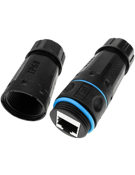 Techly Adapter Łącznik Rj45 F/F Cat6 F/Utp Zewnętr