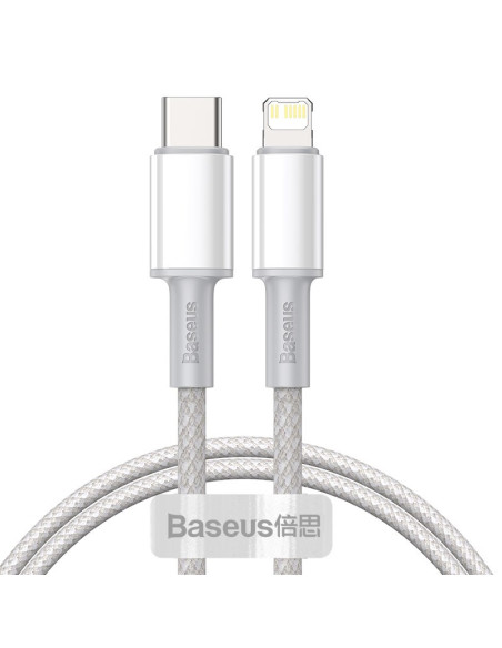 Baseus Kabel Usb-C Do Lightning 20W, 5A, 1M(Biały)