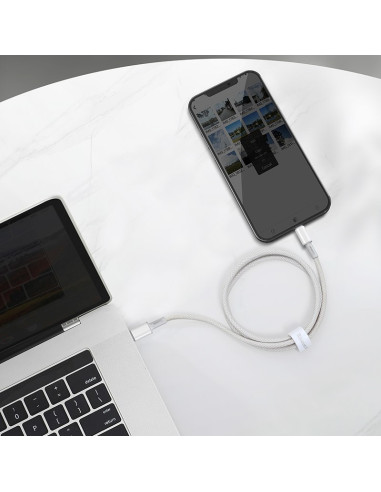 Baseus Kabel Usb-C Do Lightning 20W, 5A, 1M(Biały)