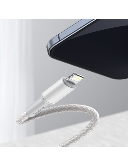 Baseus Kabel Usb-C Do Lightning 20W, 5A, 1M(Biały)