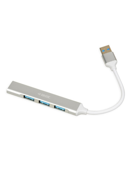 Hub I-Box 4-Portowy Usb3.0 + Usb 2.0, Slim