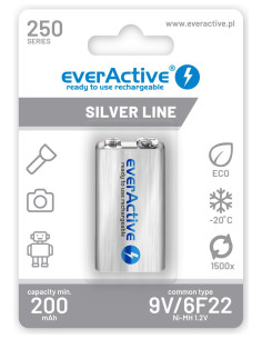 Zestaw Akumulatorków Everactive Evhrl22-250 (250 Mah   Ni-Mh)