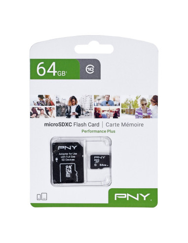 Karta Pamięci Pny Performance Plus Microsdxc 64 Gb