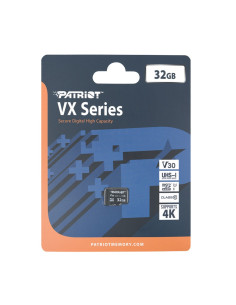 Patriot Vx Micro Sdxc 32Gb 90/80 Mb/S V30 U3 Uhs-I 2