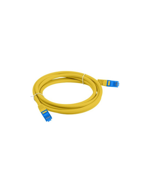 Lanberg Patchcord S/Ftp Kat.6A 3M Żółty Lszh Cca (Fluke Passed) Pcf6A-10Cc-0300-Y