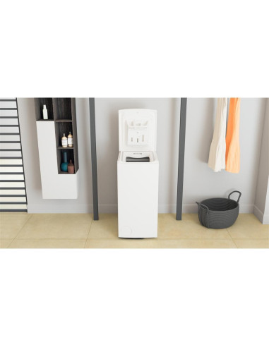 Pralka Whirlpool Tdlrb 6251Bs Eu, Klasa Energetyczna B, Ładowana Od Góry, Pojemność 6 Kg, 1200 Rpm, Głębokość 60 Cm, Szerokość 4