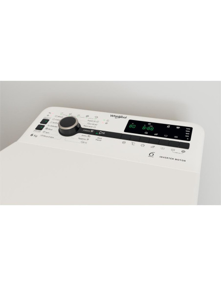 Pralka Whirlpool Tdlrb 6251Bs Eu, Klasa Energetyczna B, Ładowana Od Góry, Pojemność 6 Kg, 1200 Rpm, Głębokość 60 Cm, Szerokość 4
