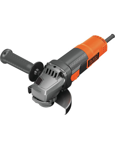 Black & Decker Black+Decker Beg210-Qs Meuleuse D'angle Poignée 3 Positions, 900 W, Noir, 115 Mm