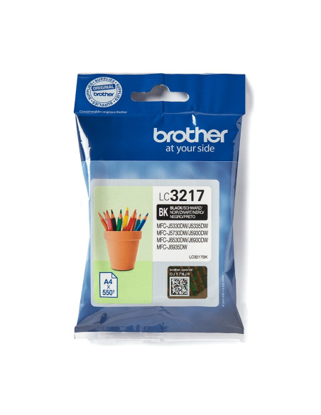 Brother Lc-3217Bk Nabój Z Tuszem Oryginalny Czarny