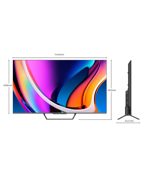 Telewizor 65" Metz Qled 65Mqd7500Z 4K Ultra Hd Google Tv Hdr Hlg Dolby Vision-Atmos Dts