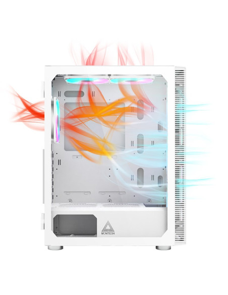 Obudowa Komputerowa Montech X3 Tg Rgb Biała