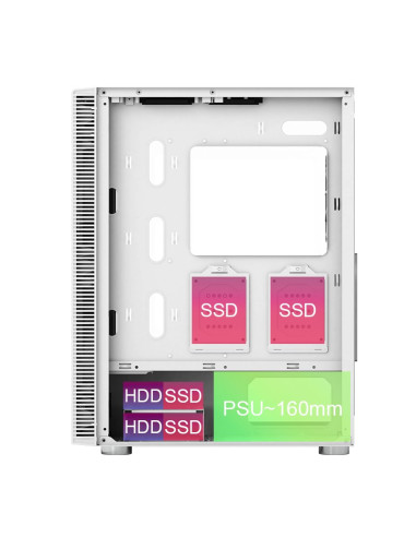 Obudowa Komputerowa Montech X3 Tg Rgb Biała