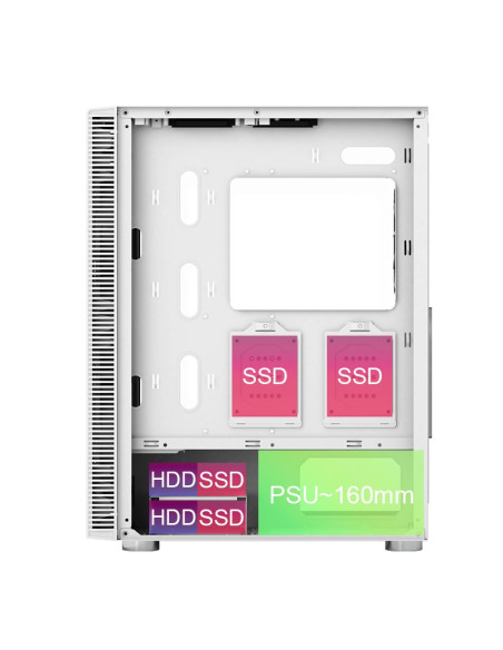 Obudowa Komputerowa Montech X3 Tg Rgb Biała