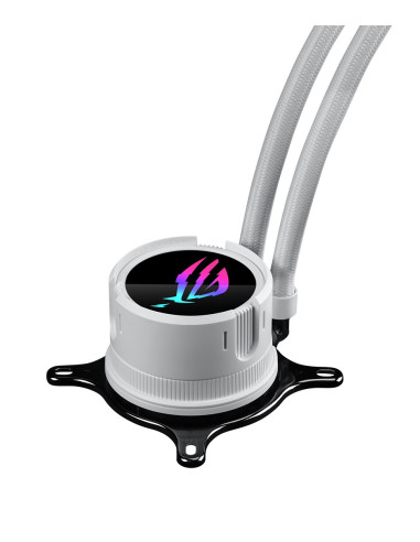 Asus Rog Strix Lc Iii 360 Argb White Edition Procesor Zestaw Do Chłodzenia Płynami 12 Cm Biały