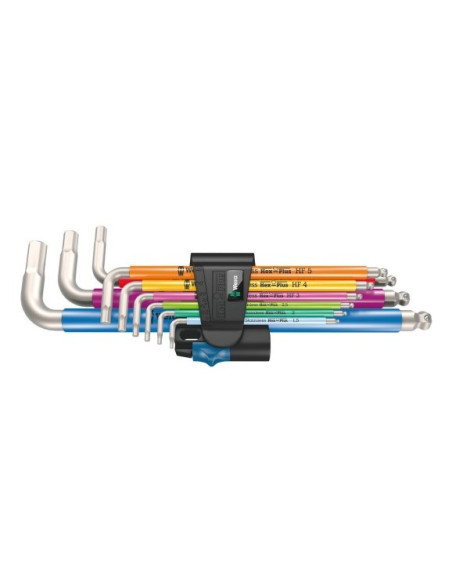 Zestaw Kluczy Trzpieniowych Metr. 3950/9 Hex-Plus,9Cz