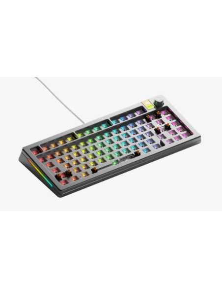 Klawiatura Gamingowa Glorious Gmmk 3 Pro He 75% Custom Gaming-Tastatur - Barebone, Ansi-Layout, Silber