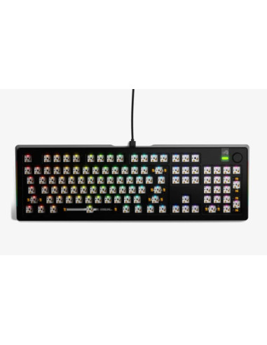 Klawiatura Glorious Gmmk 3 Pro 100% Custom Gaming - Barebone, Ansi-Layout, Schwarz