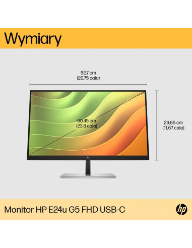 Monitor Hp E24U G5 6N4D0Aa 23,8", 1920X1080 Fhd Usb-C