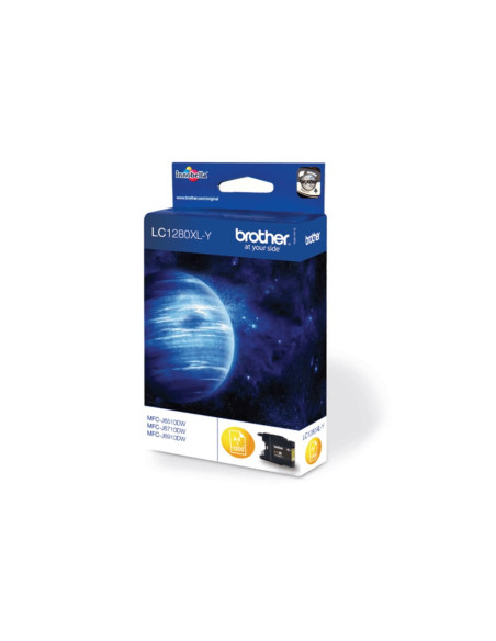 Brother Lc1280Xly Nabój Z Tuszem 1 Szt. Oryginalny Wysoka (Xl) Wydajność Żółty