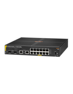 Aruba 6100 12G Class4 Poe 2G/2Sfp+ 139W Zarządzany L3 Gigabit Ethernet (10/100/1000) Obsługa Poe 1U Czarny 2