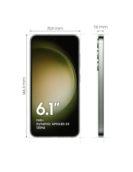 Smartfon Samsung Galaxy S23 (S911) 8/256Gb 6,1" Dynamic Amoled 2X 2340X1080 3900Mah Dual Sim 5G Green